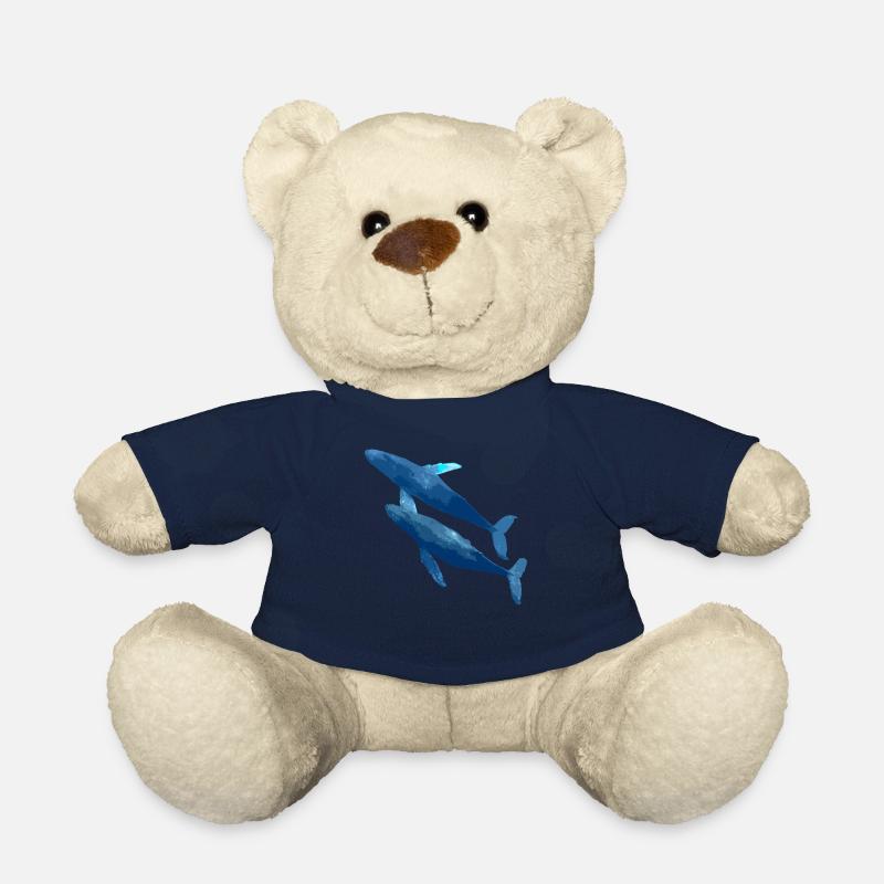 zwei Wale - Teddy - French Navy