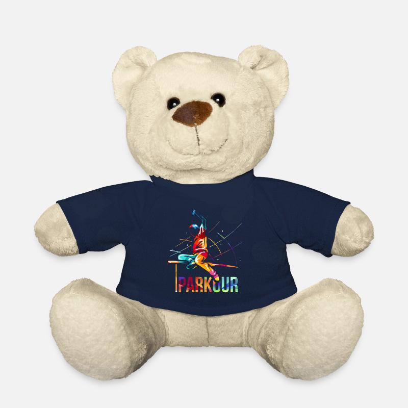Parkour gift - Teddy Bear - french navy