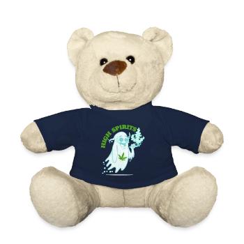 Lustiges Halloween Stoner Pothead-Kleid für Unkraut - Teddy - French Navy - Vorne