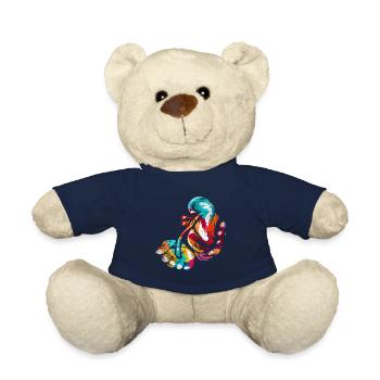 Urologist Gift - Teddy Bear - french navy - Front