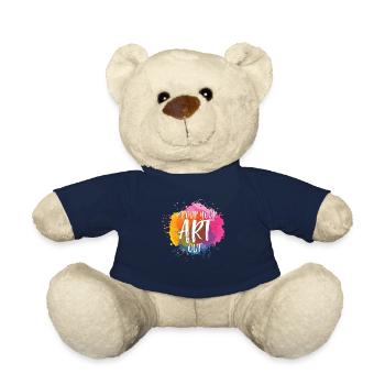 Art Artist Color Art Painter Painting Painting - Teddy Bear - french navy - Front