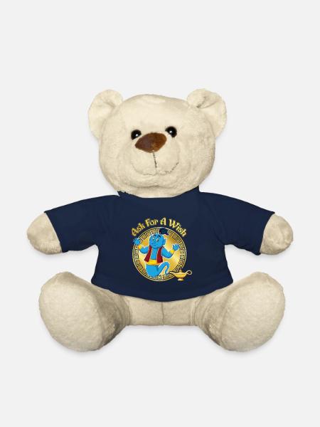 Frage den Flaschengeist nach einem Wunsch - Teddy Bear - french navy