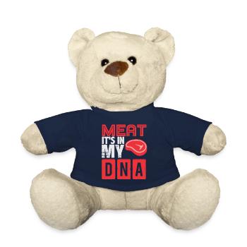 Meat in my DNA! Geschinkkidee, BBQ - Teddy Bear - french navy - Front