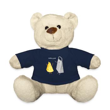 Regarder Râper Fromage Jeu de mots Humour - Nounours - bleu marine - Devant