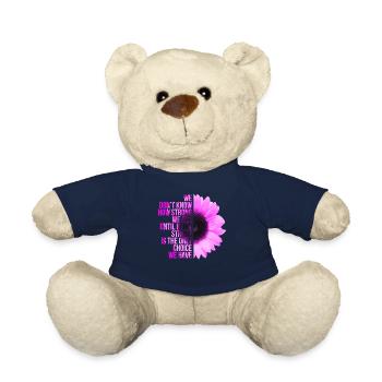 Strong est le seul choix contre le cancer du sein - Nounours - bleu marine - Devant