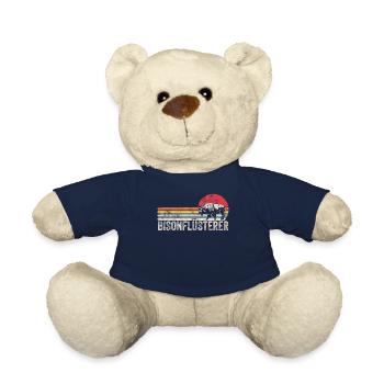 Amerikanischer Bisonflüsterer Bison Tierliebe - Teddy - French Navy - Vorne