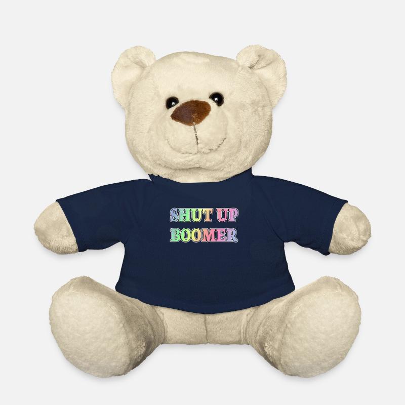 Shut up Boomer Millennials Generation Meme - Nounours - bleu marine