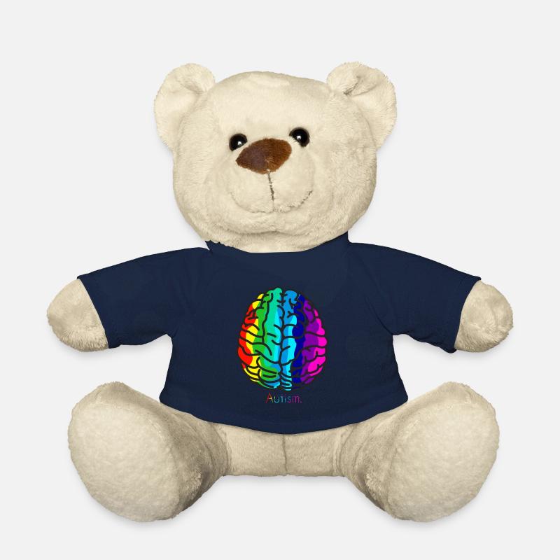 Autisme - Nounours - bleu marine