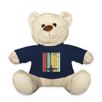 Rio de Janeiro Brésil Brésil cadeau - Nounours - bleu marine - Devant