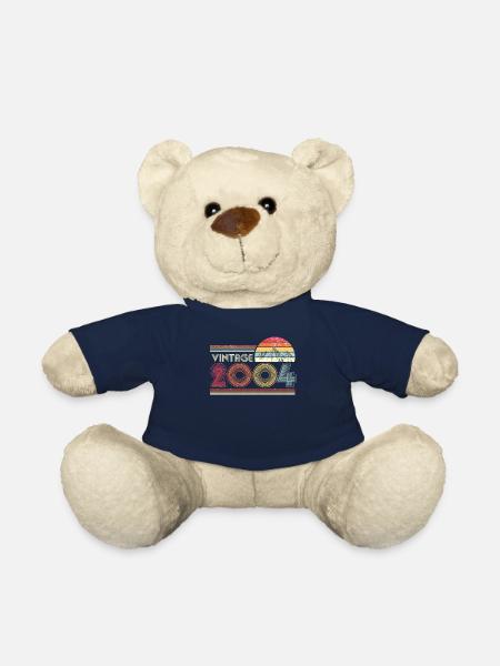 Born vintage 2004 16 birthday gift - Teddy Bear - french navy