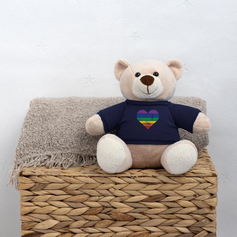Herz Regenbogen Teddy
