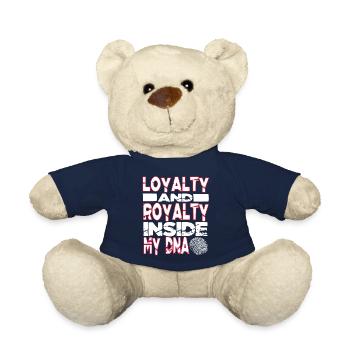 Loyalty and Royalty Inside My DNA Hip Hop Rap - Teddy - French Navy - Vorne
