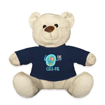 Biology cell science nerd chemistry gift - Teddy Bear - french navy - Front