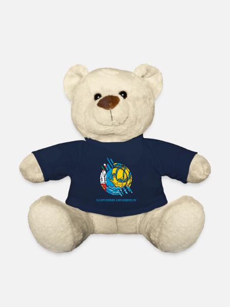 Saint Pierre et Miquelon rond signe pays couleur - Nounours - bleu marine