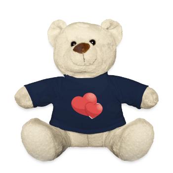 Romantisches herz - Teddy - French Navy - Vorne