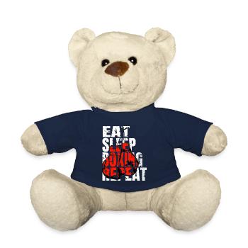 Boxing Boxing Fight Boxing Sparring Boxer Sport - Teddy Bear - french navy - Front