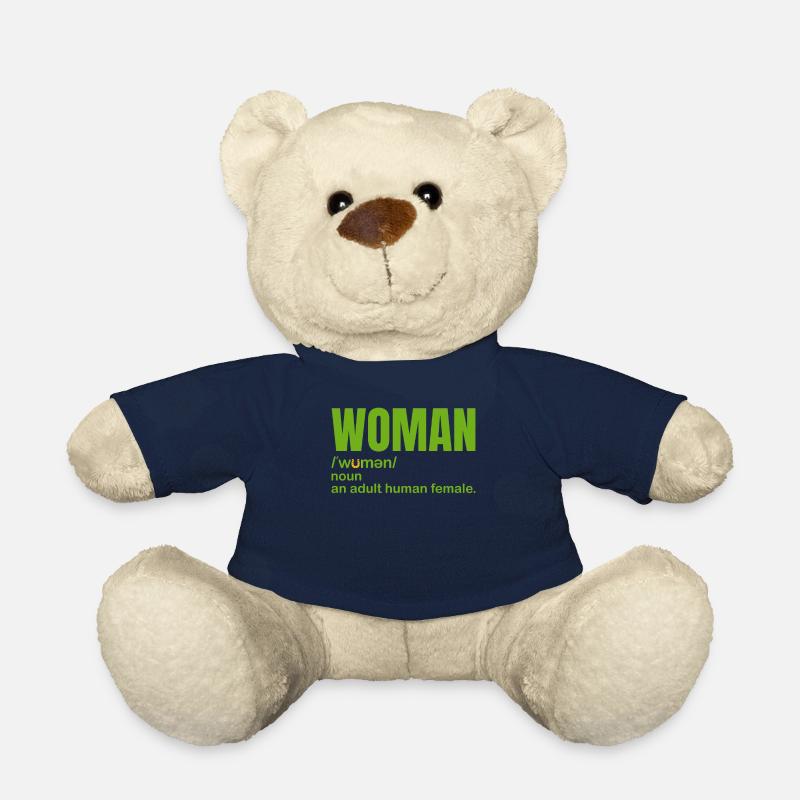 Woman Definition - Teddy Bear - french navy