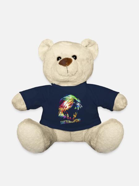 poney Shetland - Nounours - bleu marine