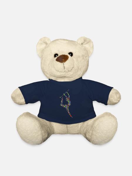 Baton Twirling Silhouette - Nounours - bleu marine