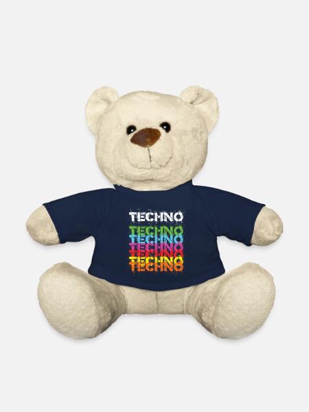 Techno Techno Freak Techno Musik - Teddy - French Navy