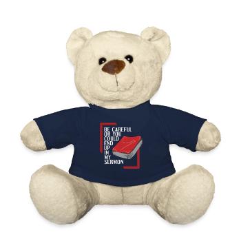 Pastor lustiges Geschenk - Teddy - French Navy - Vorne