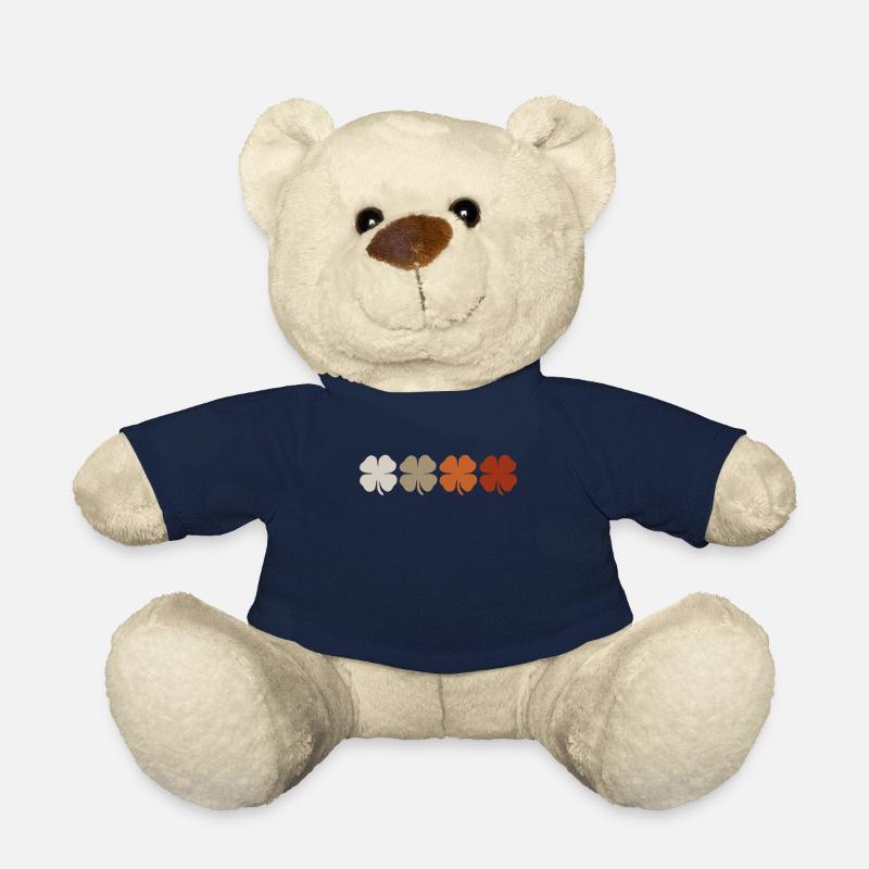 Vintage cloverleaf - Teddy Bear - french navy