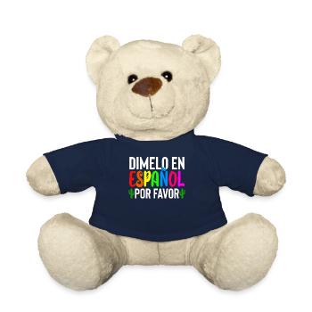 Dimelo En Espanol Por Favor - Nounours - bleu marine - Devant