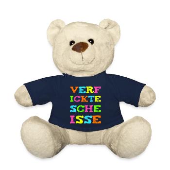 Verfickte Scheiße Lustiger Flüche Spruch - Teddy - French Navy - Vorne