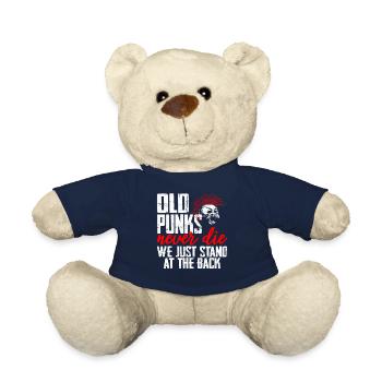 Punk Rock Punker Musik Statement Geschenk - Teddy - French Navy - Vorne
