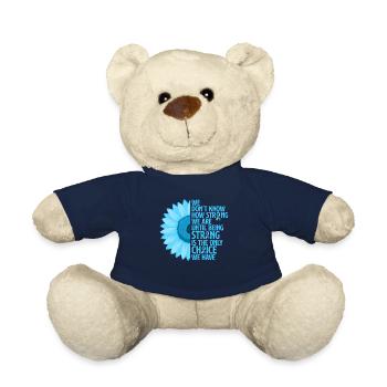Diabetes diabetic insulin blood sugar gift - Teddy Bear - french navy - Front
