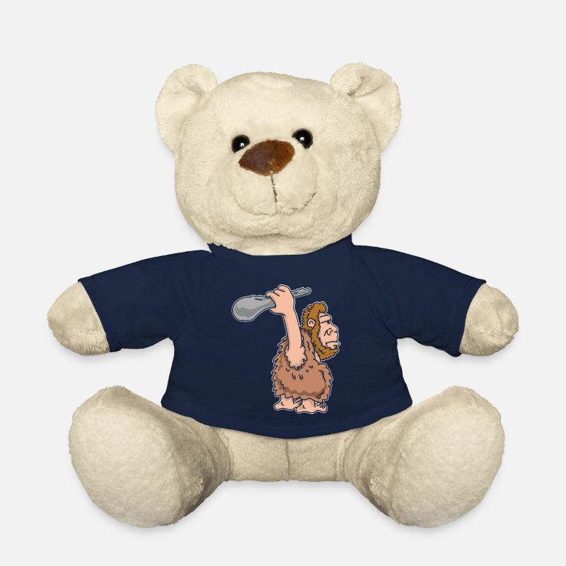 Steinzeit Mensch mit Keule - Teddy - French Navy