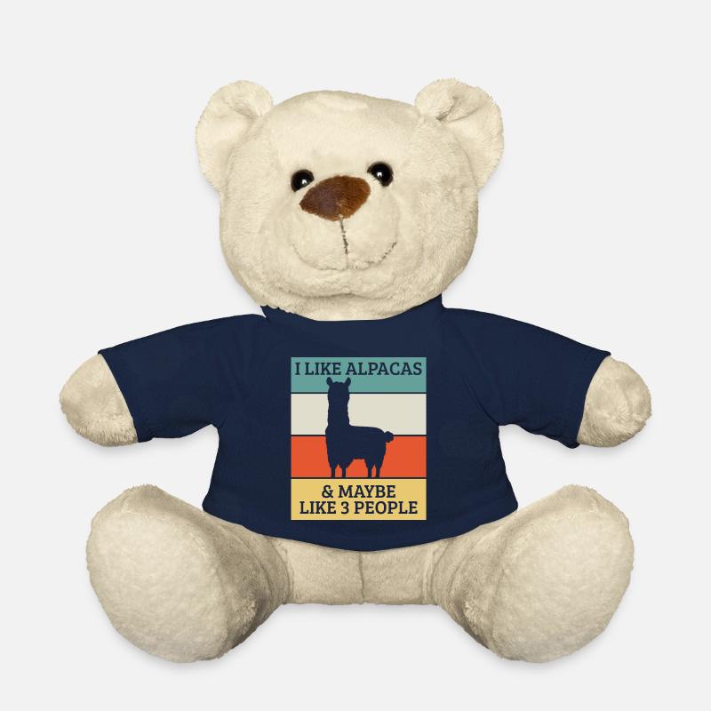 Alpaga - Nounours - bleu marine