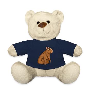 Capybara - Teddy Bear - french navy - Front