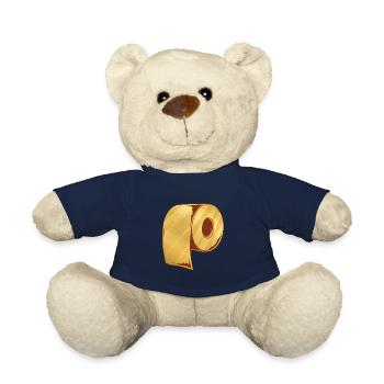 Papier toilette doré rouleau de papier toilette saint - Nounours - bleu marine - Devant