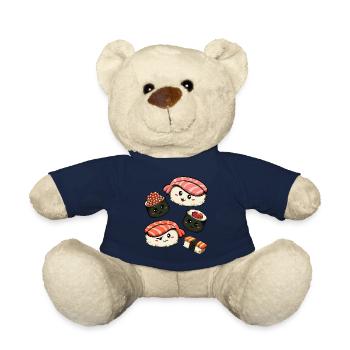 Kawaii Sushi Liebhaber - Teddy - French Navy - Vorne