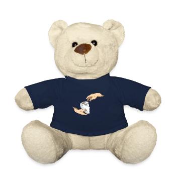 Adam obtient du papier toilette de Dieu I papier toilette - Nounours - bleu marine - Devant
