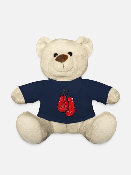 Gants de boxe - Nounours - bleu marine