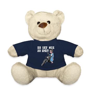 Es Ist Nie Zu Spät - Motorrad Oma - Teddy - French Navy - Vorne