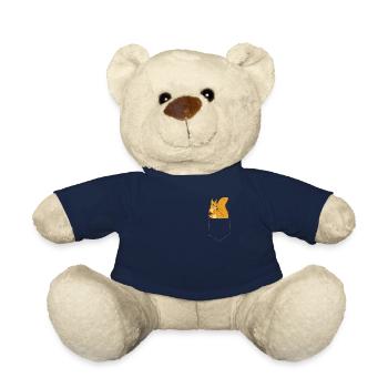 Écureuil dans votre poche Écureuil mignon - Nounours - bleu marine - Devant
