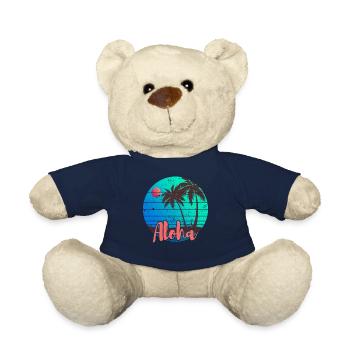 Aloha - Teddy Bear - french navy - Front