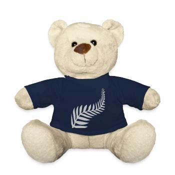 Plumes de plumes maories - Nounours - bleu marine - Devant