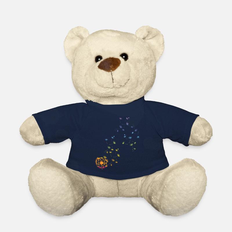 Pusteblume Blume des Lebens Löwenzahn Chakra - Teddy - French Navy