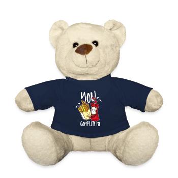 Frites et ketchup – une combinaison parfaite pour les connaisseurs - Nounours - bleu marine - Devant