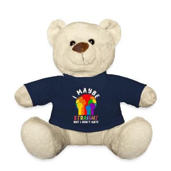 LGBT Rainbow Straight - Teddy - French Navy - Vorne