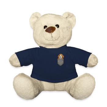 Beagle Dog in Pocket Cute Beagle Dog - Teddy Bear - french navy - Front