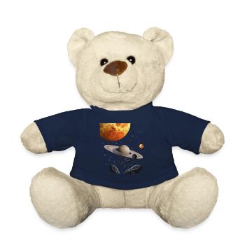 Space - Teddy Bear - french navy - Front