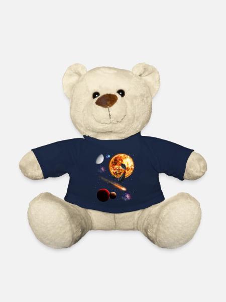 Univers - Nounours - bleu marine