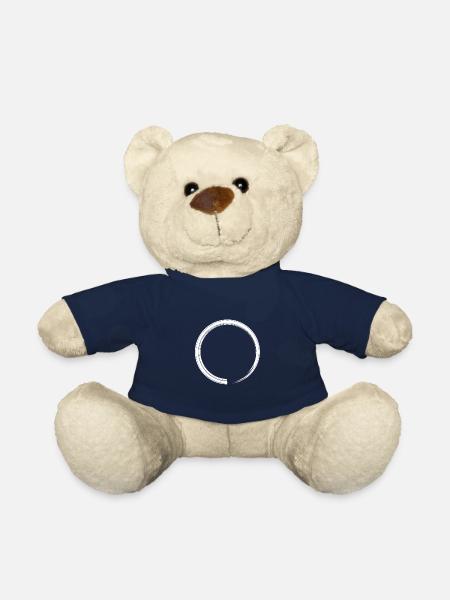 Zen Enso Pinselkreis Yoga Meditation, Zen Symbol - Teddy - French Navy