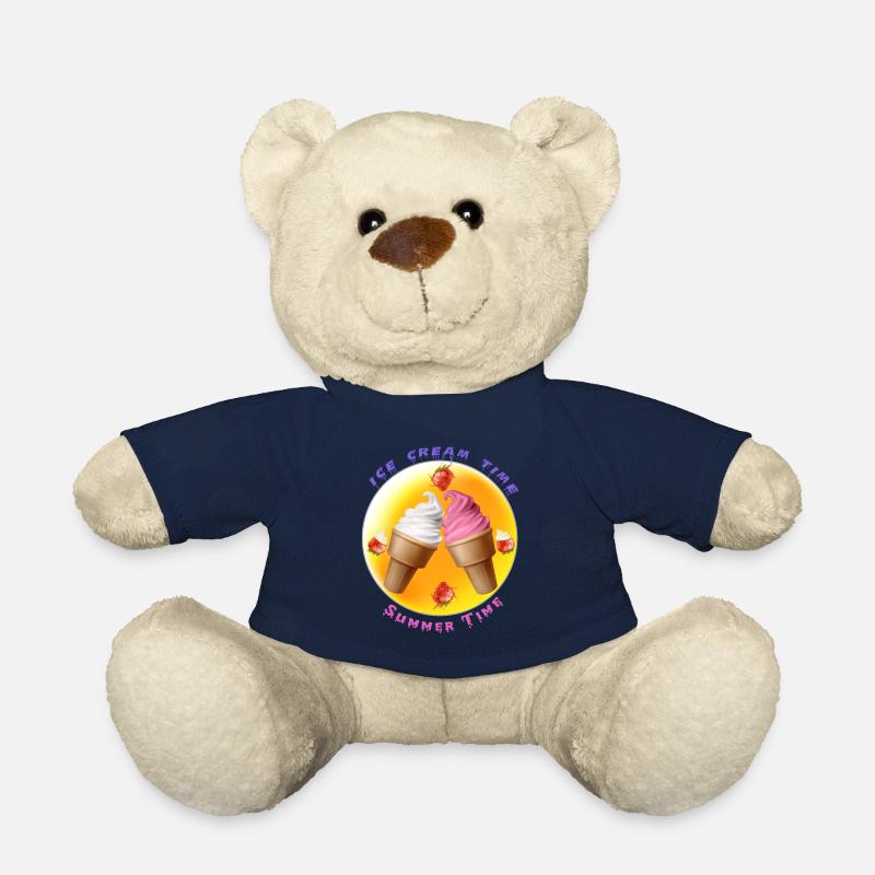 Eiscreme Zeit - Sommer Zeit - Teddy - French Navy