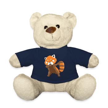 Dabbender Roter Panda Dabbing Red Panda - Teddy - French Navy - Vorne